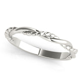 Platinum Twisted Rope Solitaire Band