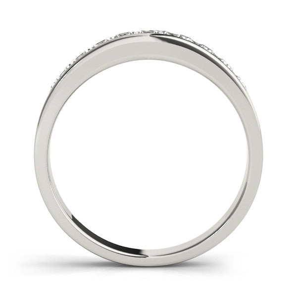 Platinum Channel-Set Round Diamond Eternity Band