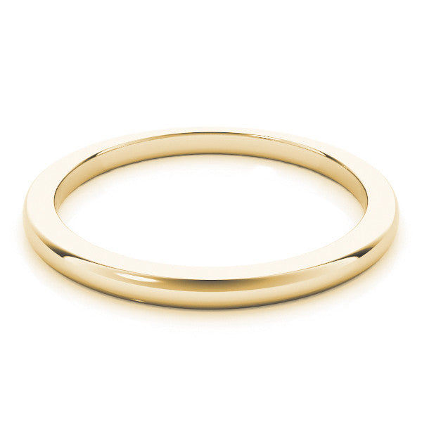 Yellow gold Classic Plain Metal Band