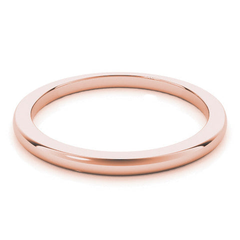 Rose gold Classic Plain Metal Band