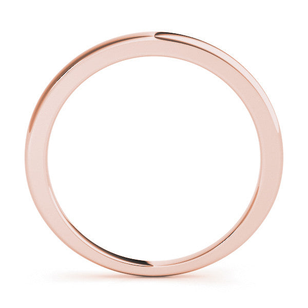 Rose gold Classic Plain Metal Band