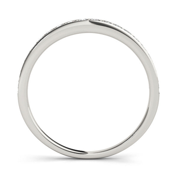 Platinum Pavé Round Diamond Eternity Band with Channel Setting