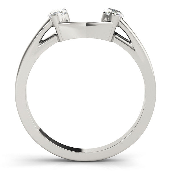 White gold Open Band Marquise Diamond Tension Setting