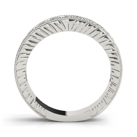 White gold Round Cut Channel Set Diamond Eternity Band